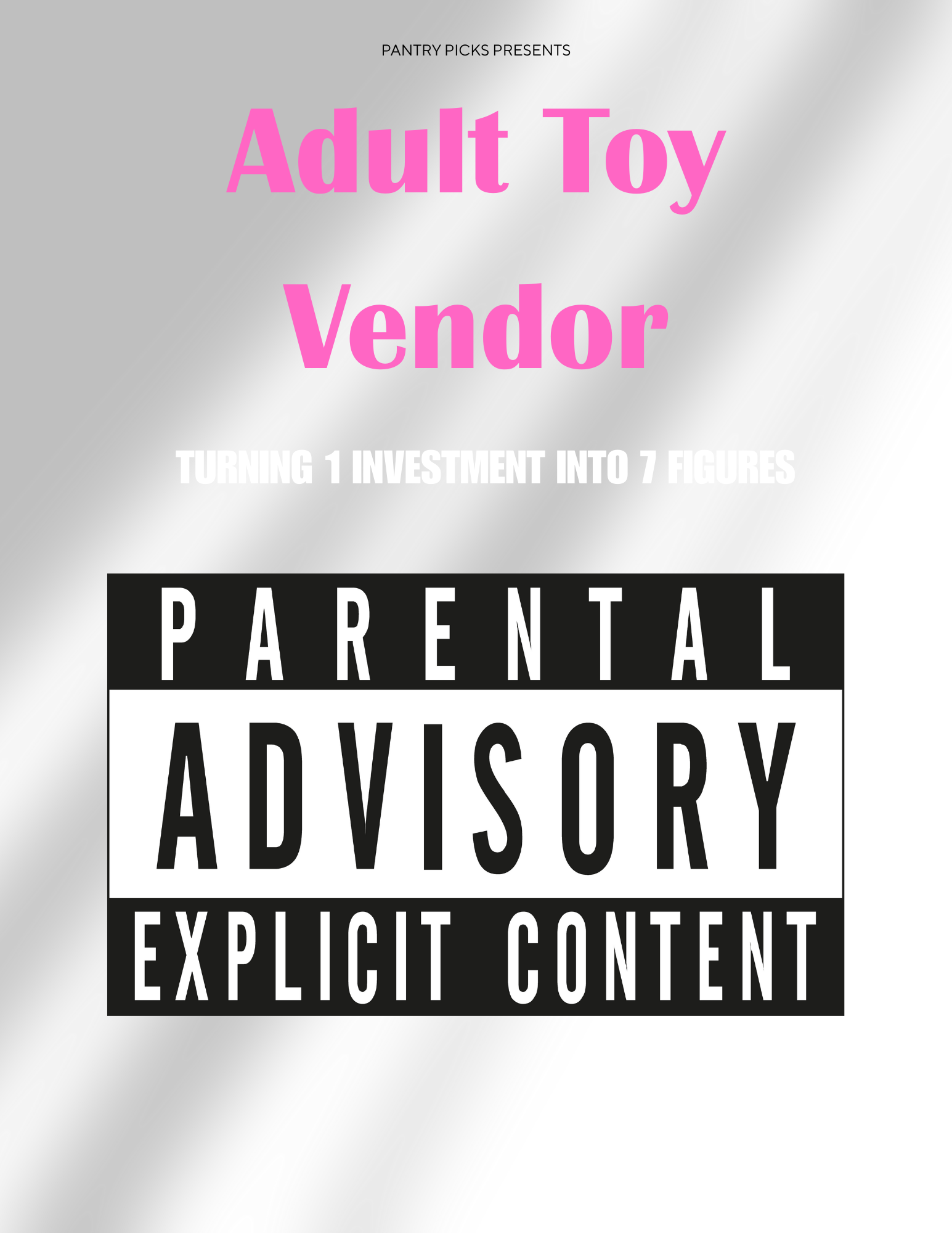 Adult Toy Vendor